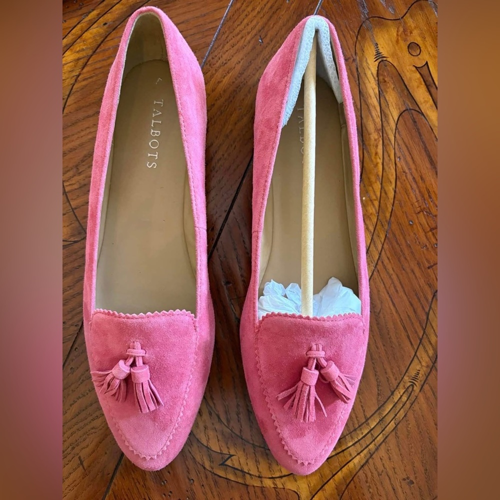 Talbots 9.5N Francisca Tassel Driving Flats NEW - Picture 2 of 8